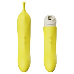 sesanje in pulzirajoča vibrirajoča banana